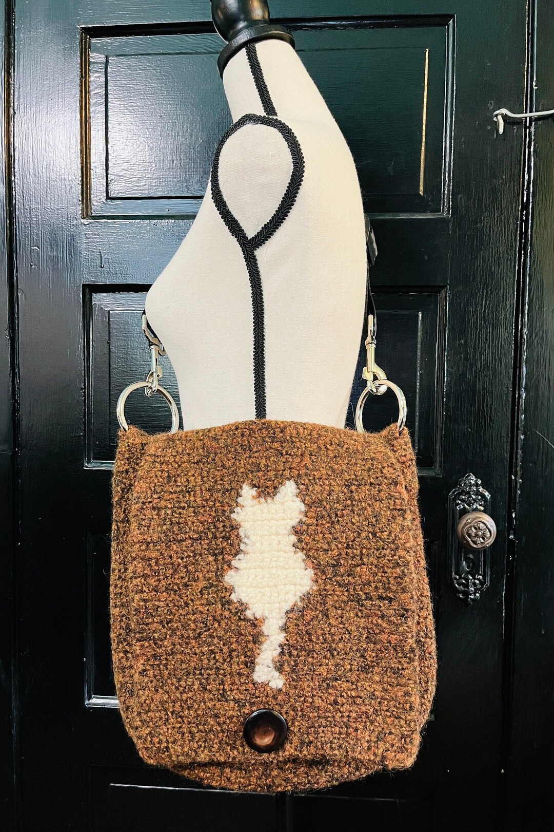 Felted Wool Messenger Bag/handbag Etsy