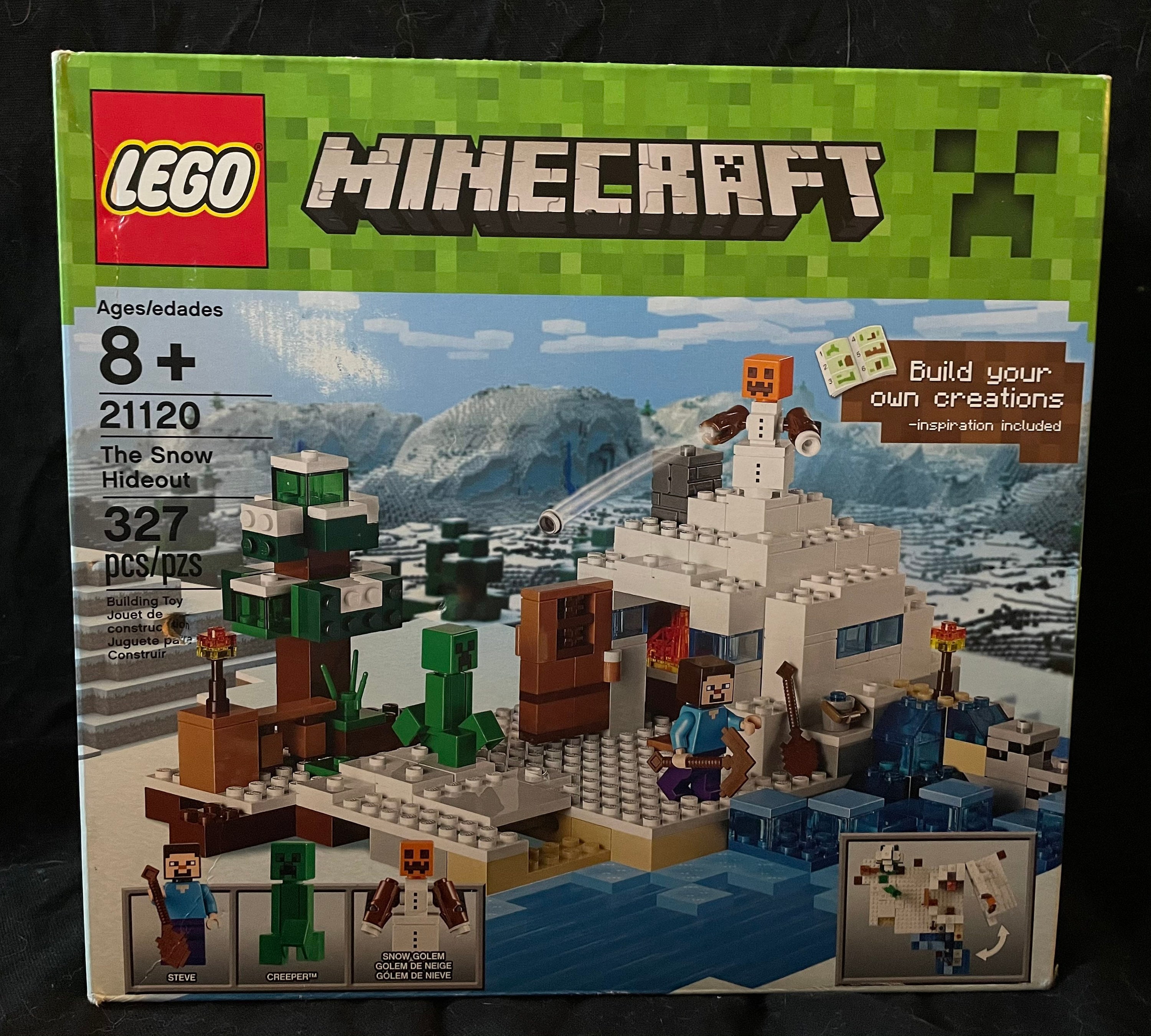 anything save Canada LEGO Minecraft the Snow Hideout 21120 Sealed Retired NEW - Etsy