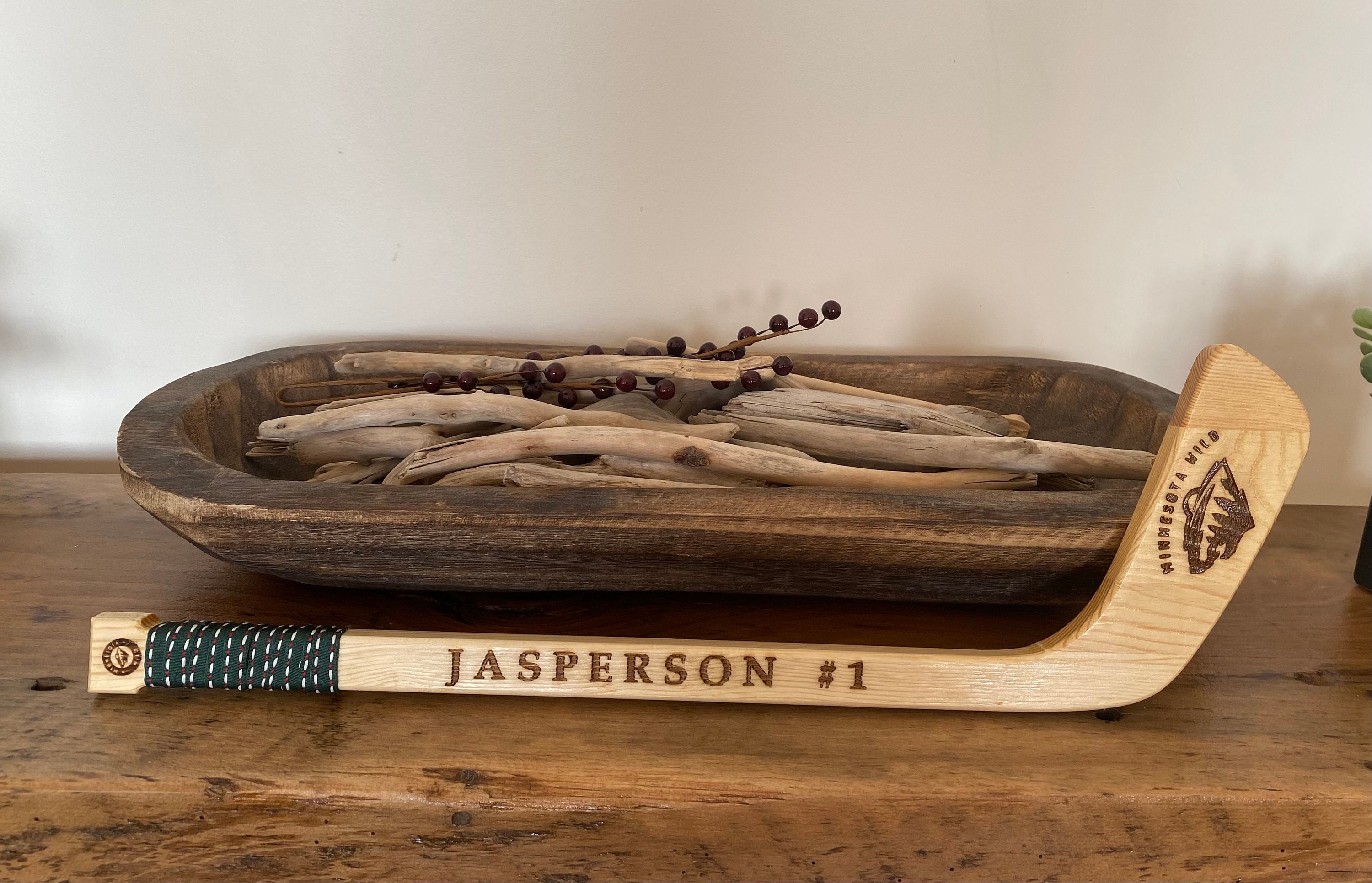 Custom Engraved 18 Mini Wooden Hockey Sticks Etsy