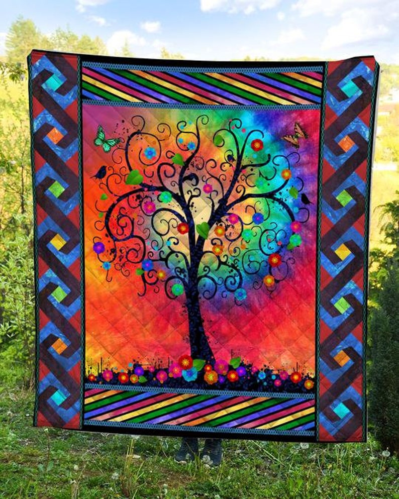 Tree of Life Panel by Timeless Treaures Quilting 100 Quality Etsy
