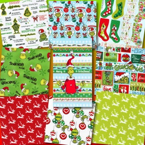 How The Grinch Stole Christmas By Dr Seuss Enterprises LICENSED From Robert Kaufman Fabrics 100% Cotton, Woven