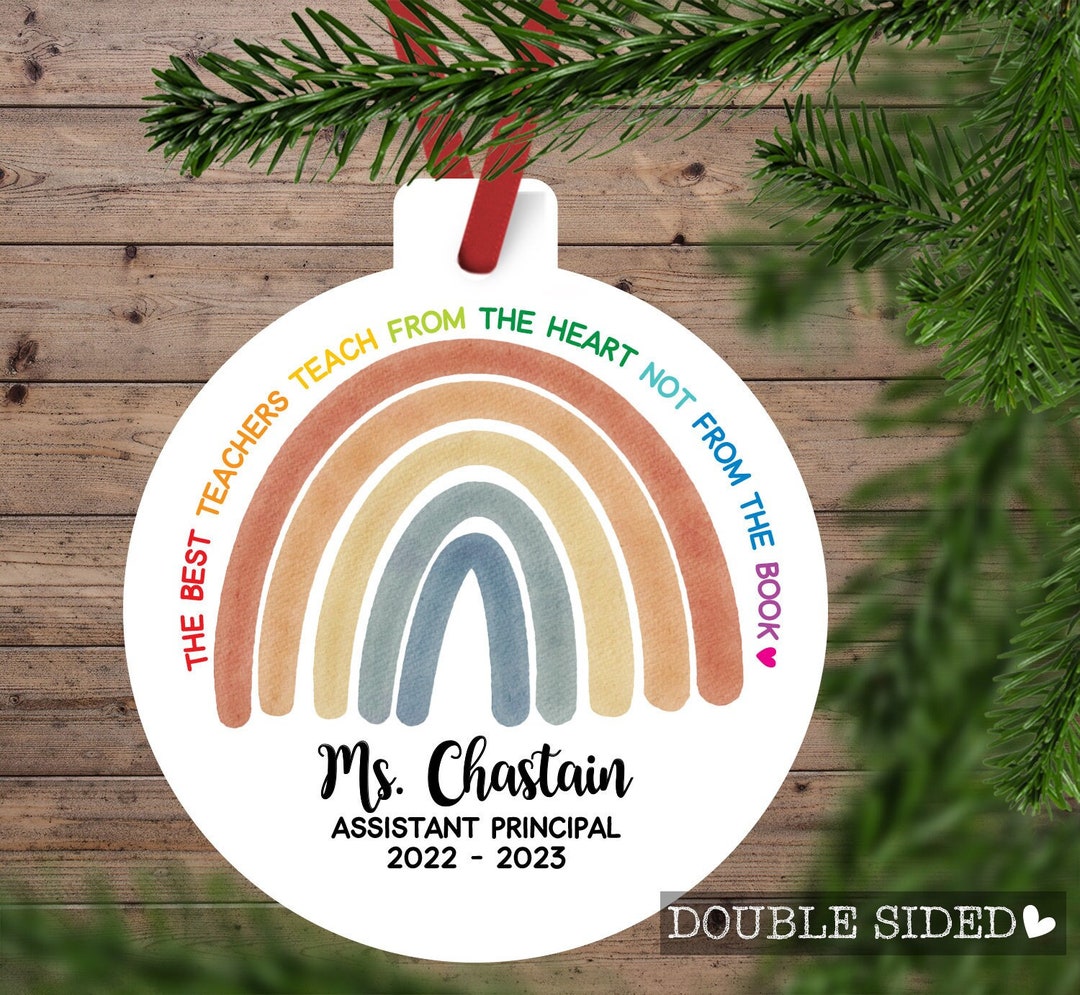 Teacher Christmas Ornament Personalized Ornament for Teachers Teacher ...