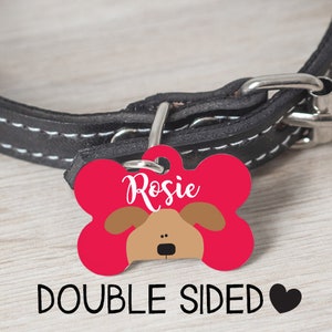 Personalized Pet Tag, Girl Pet ID Tag, Custom Dog Tag, My Mom is Ugly Crying Dog Tag