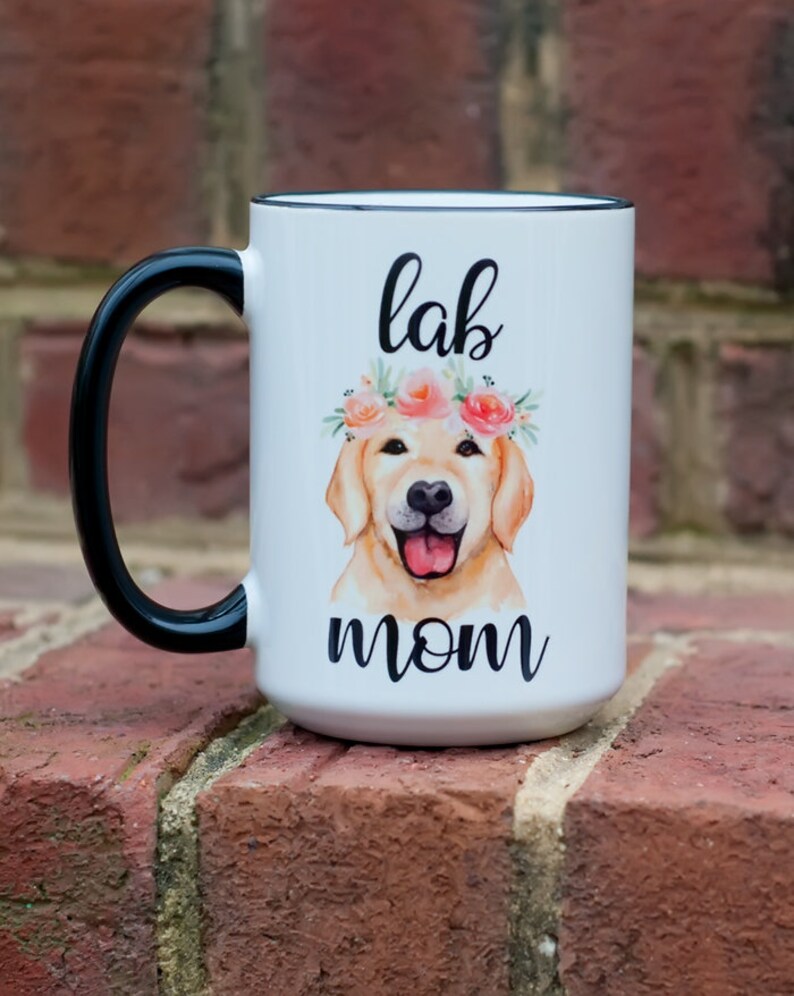 yellow lab coffee mug