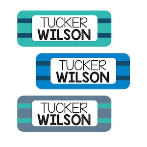 Name Labels for School Supplies | Custom Waterproof Stickers | Dishwasher Safe Labels for Kids | Personalized Name Labels | Daycare Labels