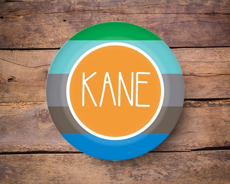 Boys Name Plate Kids Personalized Melamine Plate Custom Name Etsy
