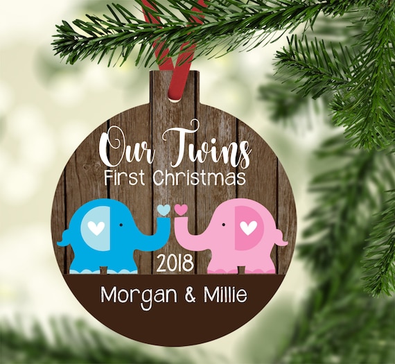 Twins first christmas 2025 ornament 2018
