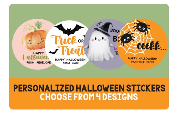 YKKJ Packung Mit 500 Halloween Aufklebern – 8 Motive, Selbstklebend, Für Dekoration & Geschenke