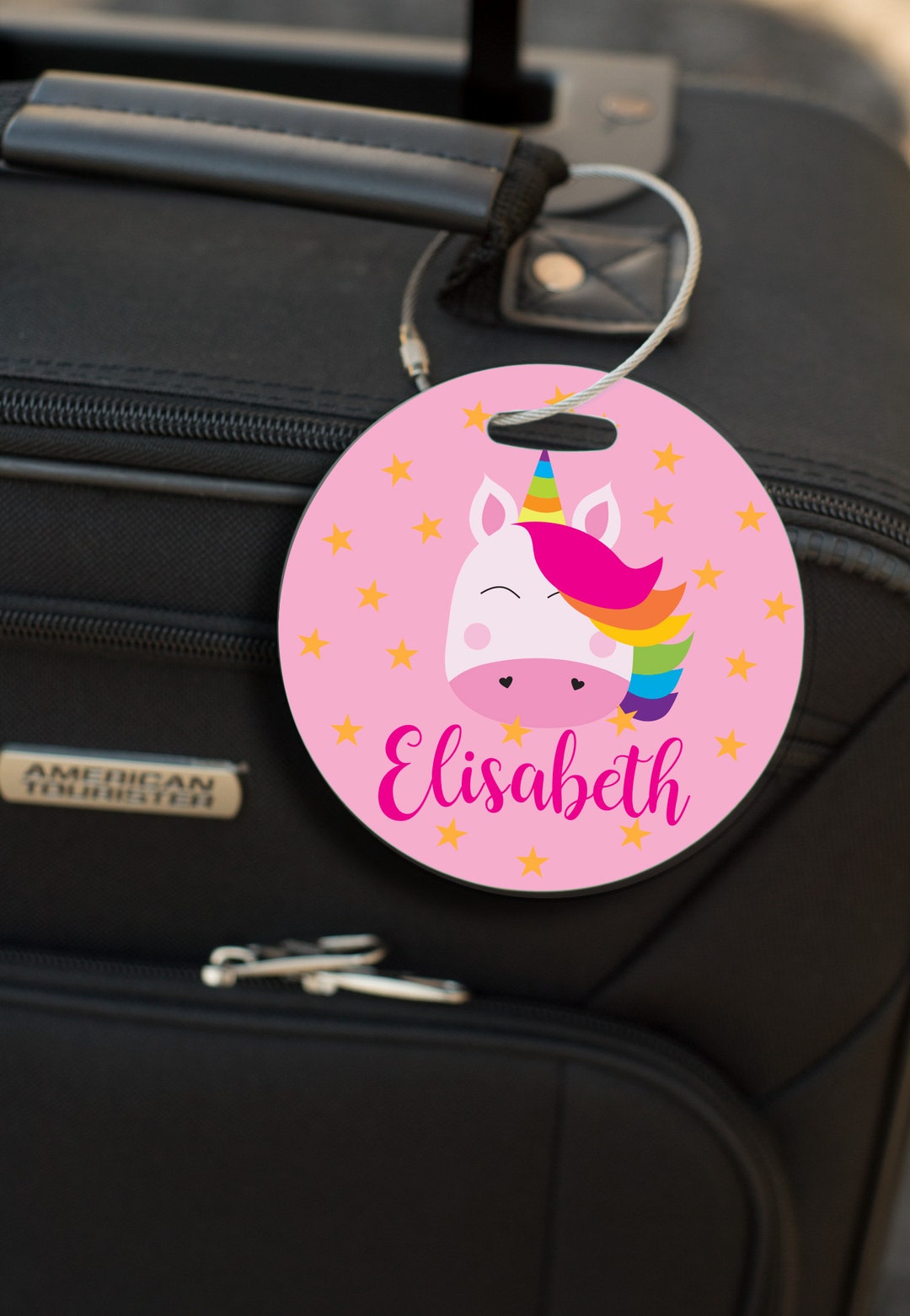 Personalized Luggage Tag, Kids Bag Tag, Unicorn Luggage Tag, Bag Tag