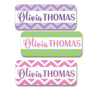 Waterproof Name Labels for School, Daycare, Camp Personalized Name