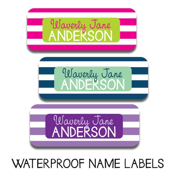 Kids Name Stickers, Waterproof Daycare Labels, School Supply Labels, Name  Labels