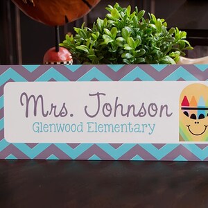 Personalized Teacher Sign, Classroom Sign, Teacher Appreciation Gift ...