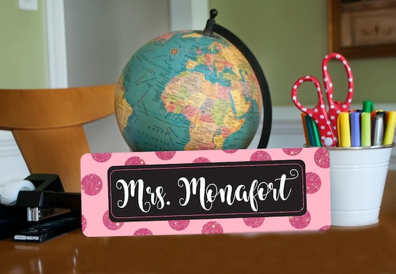 Teacher Classroom Sign Personalized Teacher Gift Teacher Etsy