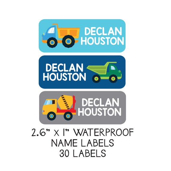 2 Sheets Cartoon Baby Bottle Labels For Daycare Supplies Waterproof Toddler  Name Tags Dishwasher Safe Filing Bag Sorting Labels