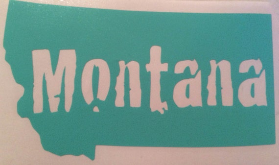 Montana Decal Muddy font