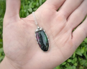 Ruby Zoisite Necklace