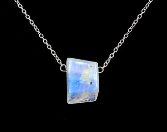 Rainbow Moonstone Necklace