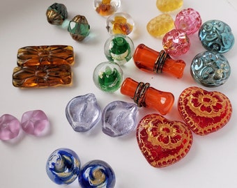 Mixed Glass specialty beads 2 LBs