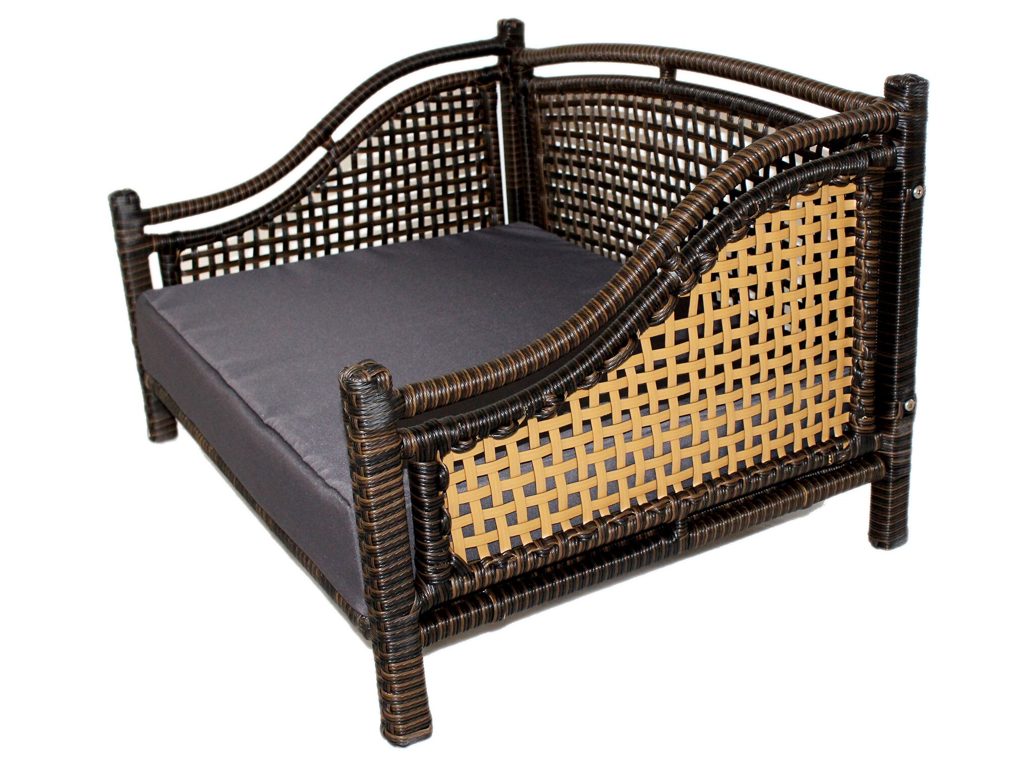 Thumbnail for Rattan Cage Dog Bed Furniture