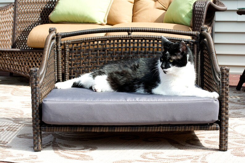 Maharaja Rattan / Wicker/ Willow Pet Bed Indoor/outdoor Etsy