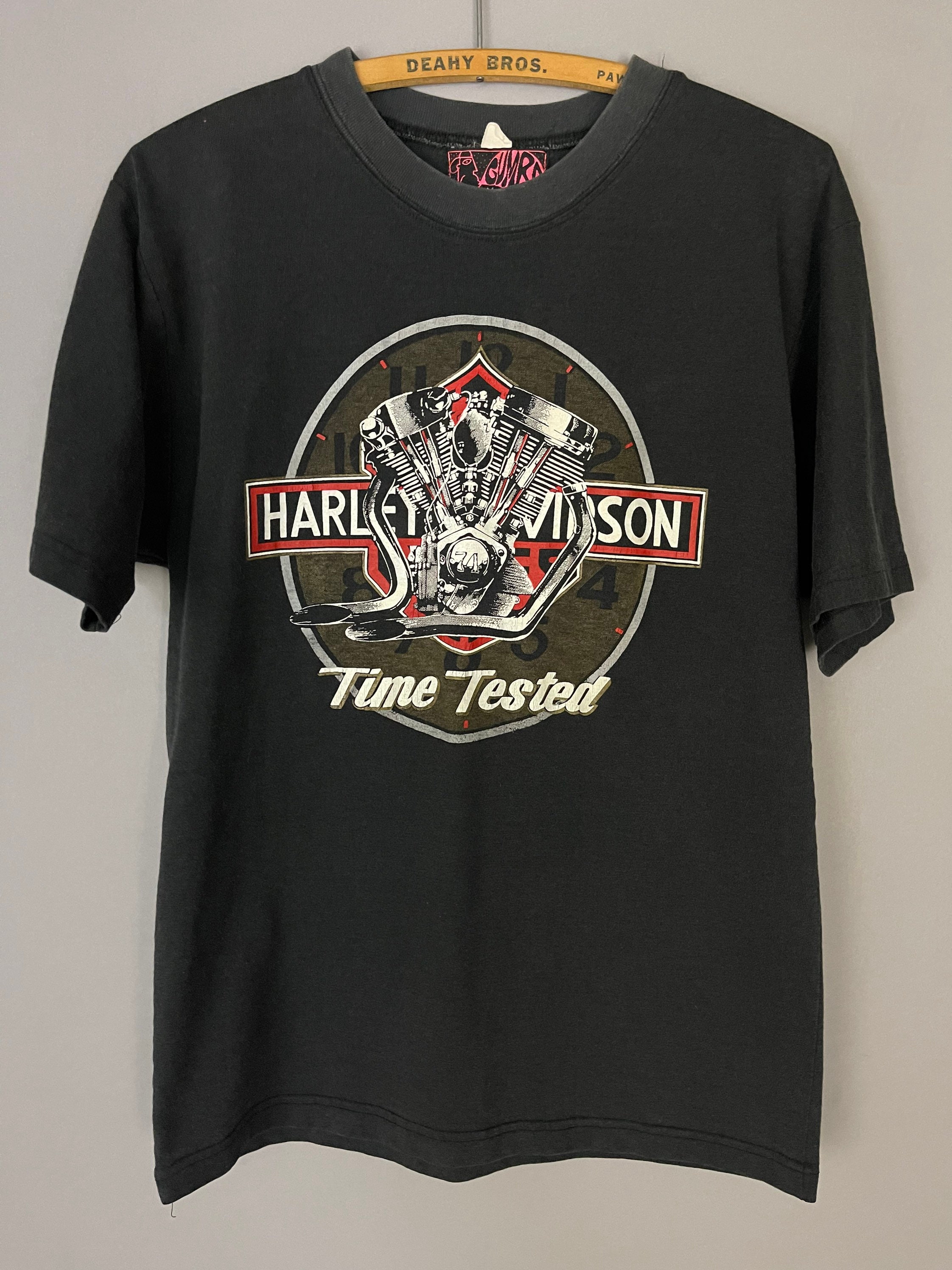 トップス 80'S Harley Davidson V-Twin T-Shirts/L Vintage Harley Davidson Motorcycle T-shirt, V-twin Biker Shirt