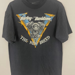 Vintage Harley Davidson motorcycle T-shirt RARE, HDOLP 70s 80s Shirt V-Twin graphic hard to find For Bikers Only tee