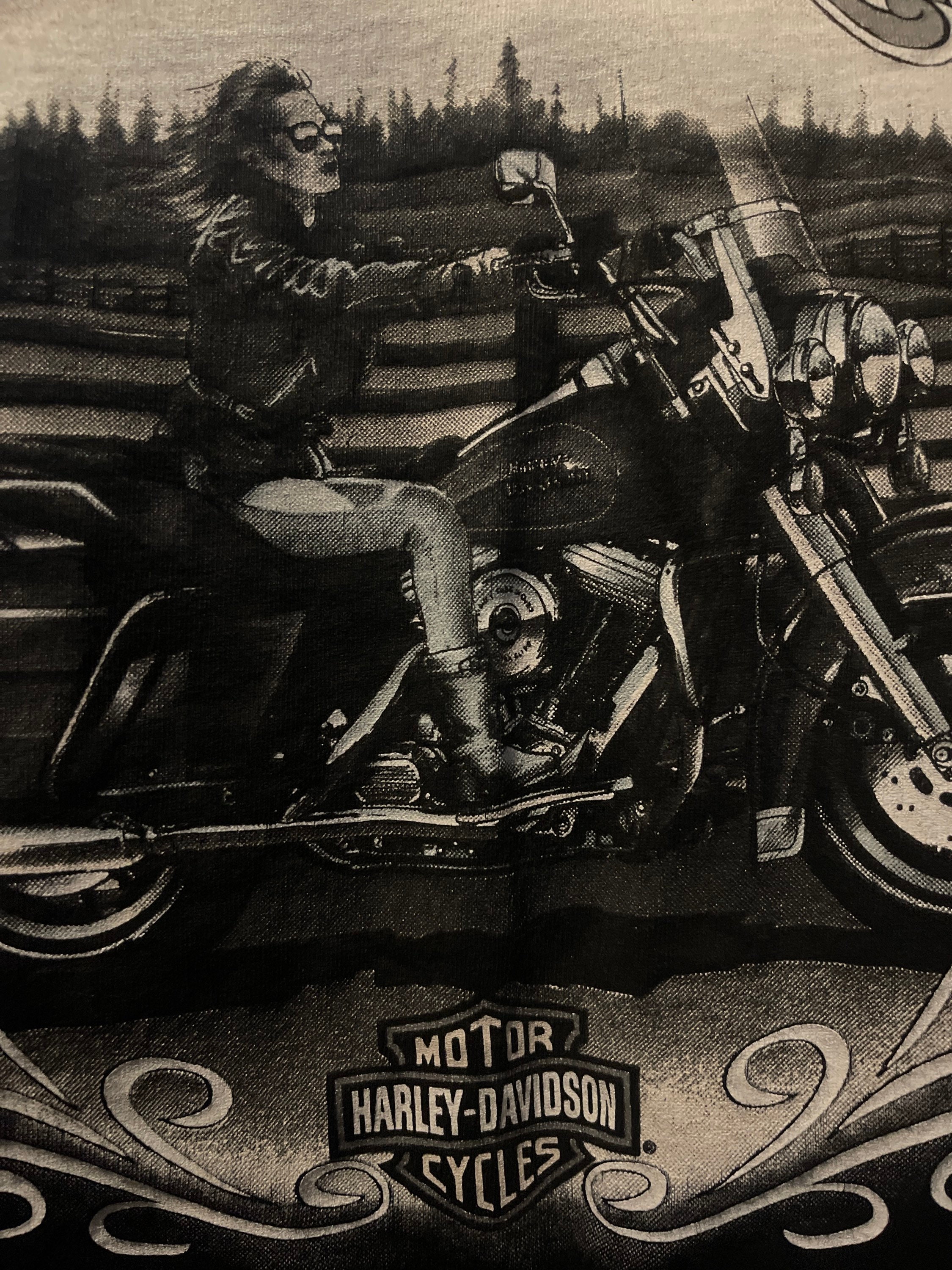 Vintage 90s Harley Davidson Nobody's Old Lady T-shirt