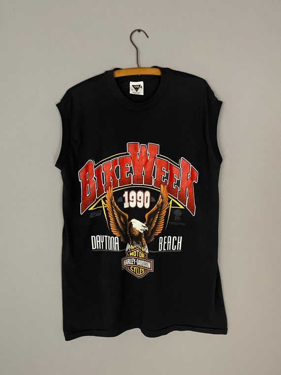 90's vintage BIKE WEEK tshirt バイク Tシャツ Vintage 1990 Forever Free 96 Bike Week T-shirt Rare Biker