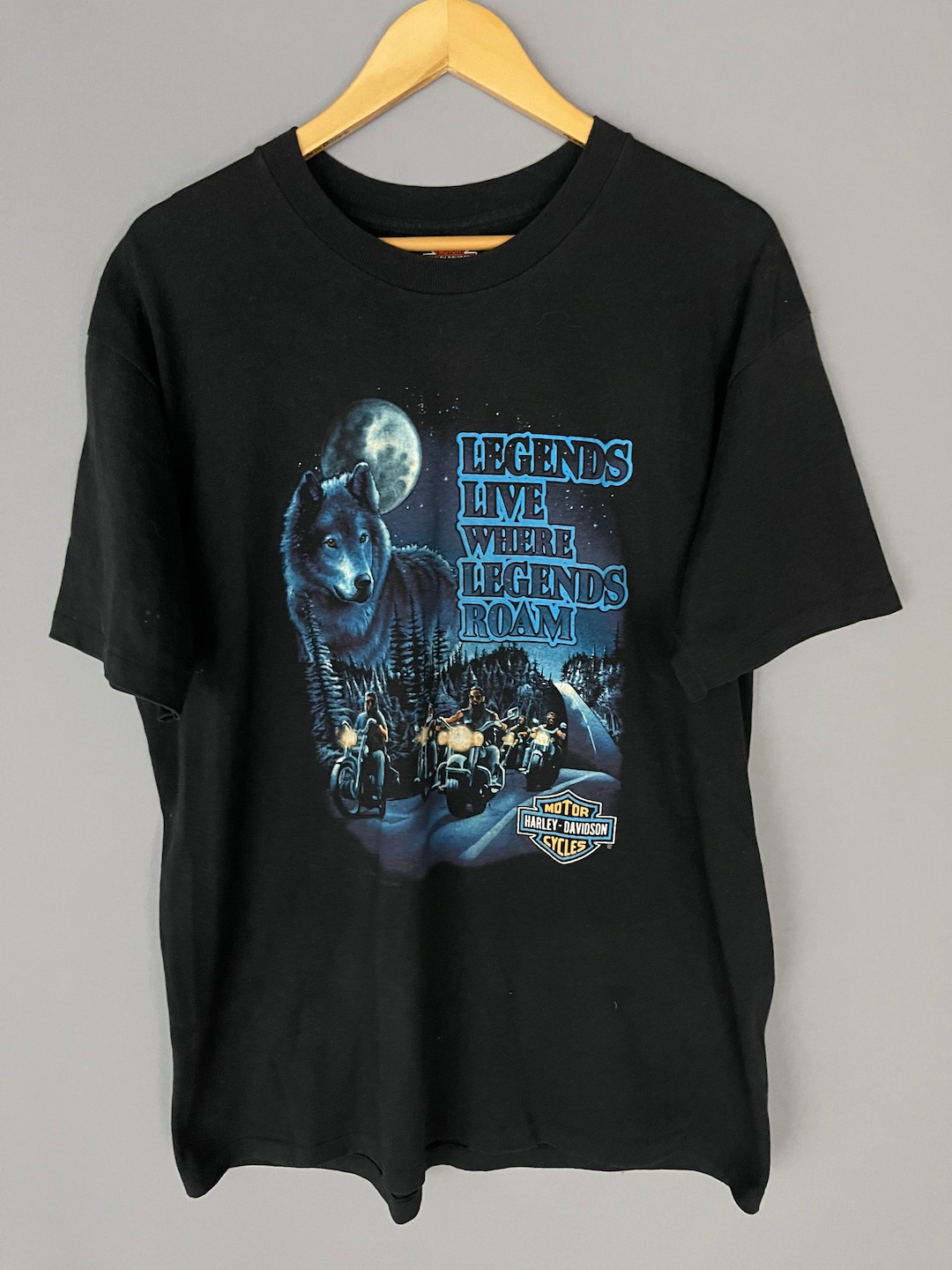 HARLEY-DAVIDSON 90'sヴィンテージtシャツ Vintage 90's Harley Davidson Motorcycle T-shirt, 50/50 Soft
