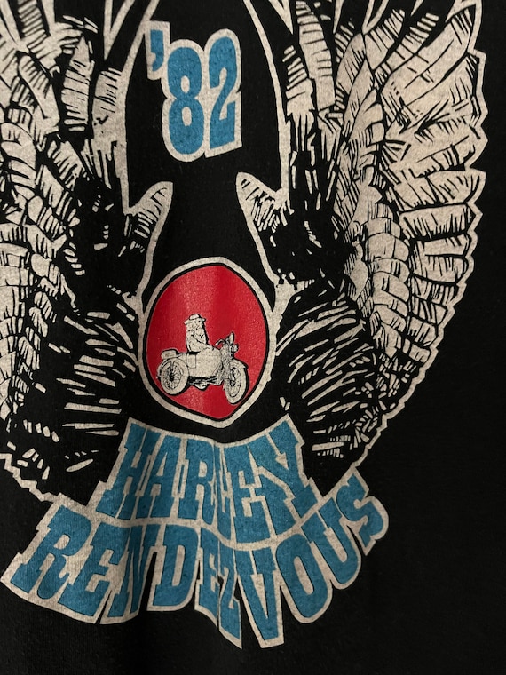 Vintage Harley Davidson 80's Motorcycle T-shirt 50/50 Screen Stars