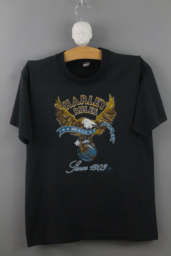 ヴィンテージ ハーレーダビッドソン モーターサイクル Tシャツ 80年代