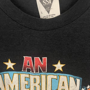 Vintage 1980'S Hanes Triangle Tag Eagle Harley-Davidson Motorcycle T-Shirt, Men's Size Small cotton black type Vintage Second Hand
