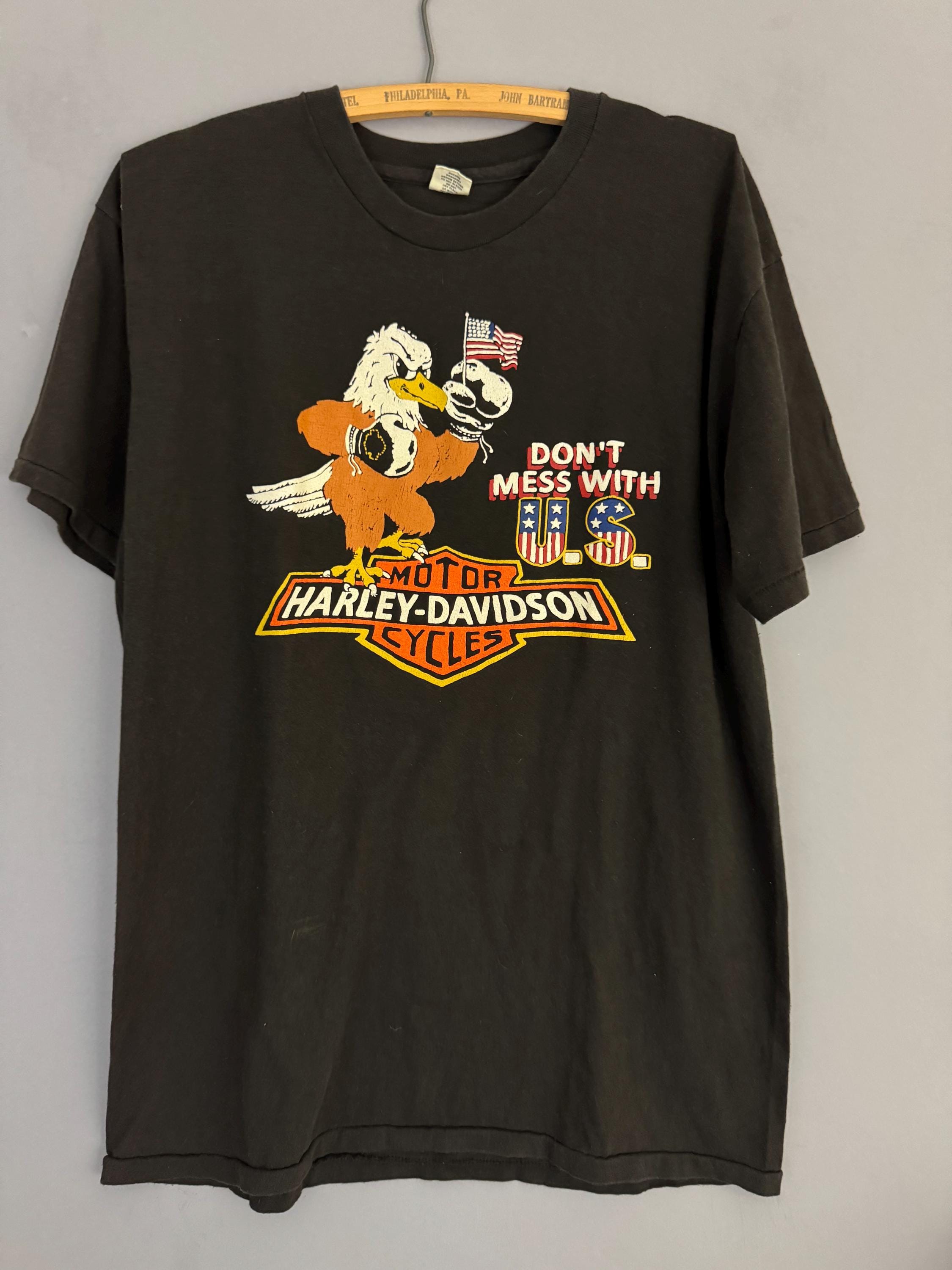 Rare Vintage Harley Davidson Motorcycle T-shirt 