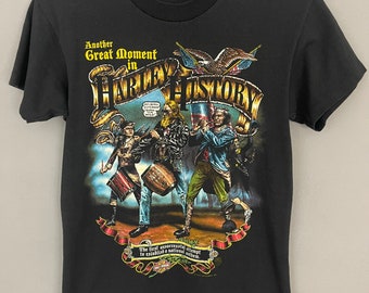Vintage Harley Davidson Motorcycle T-shirt RARE 80s “harley in