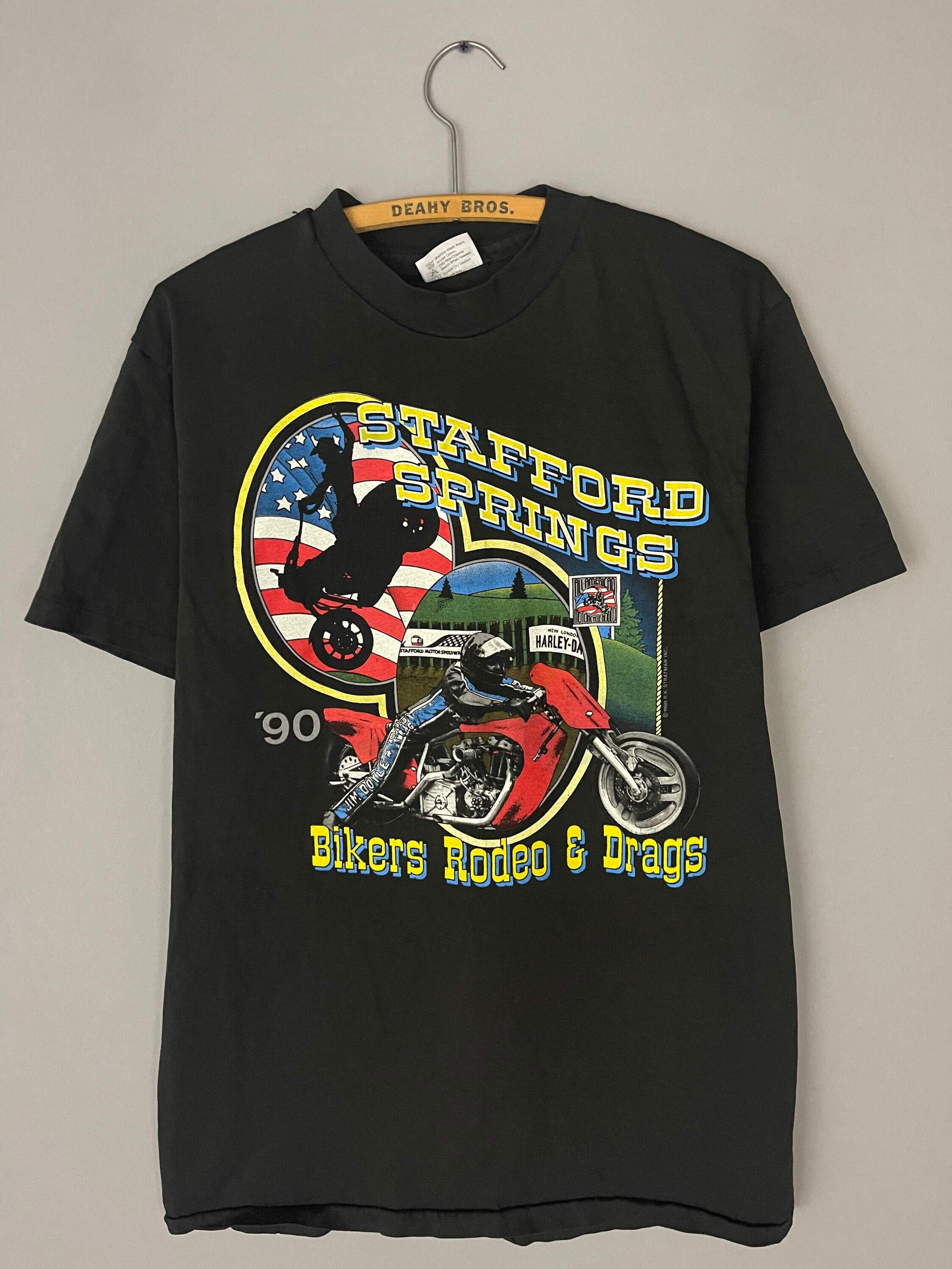 Vintage Harley Davidson 90s T-shirt, Bikers Rodeo & Drag Races 