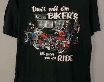 ヴィンテージ80年代ハーレーダビッドソンTシャツ：ニューヨーク