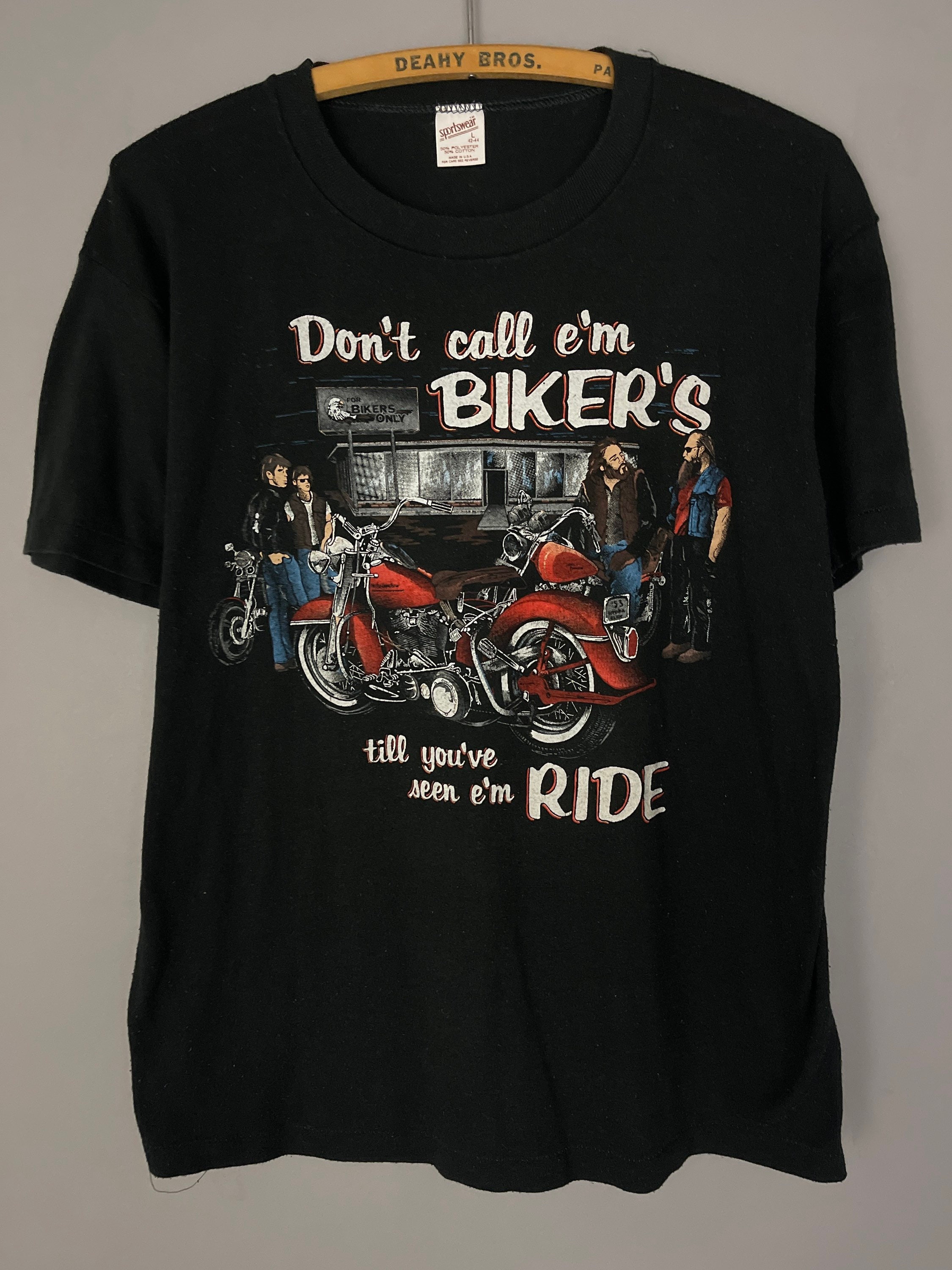 Vintage RARE Harley Davidson 70s T-shirt “don't Call Em