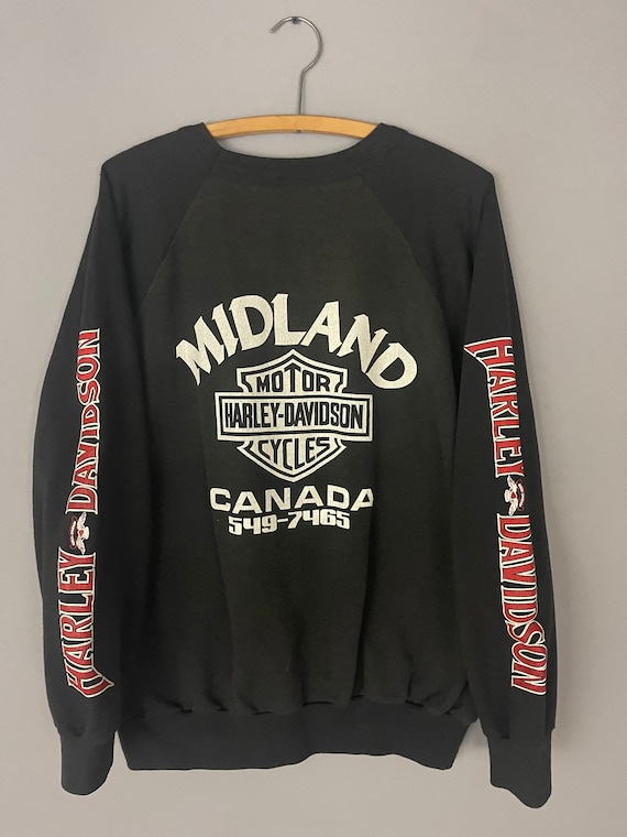 Harley Davidson RARE Motorcycle 80'' Sweatshirt 'on the 8th Day