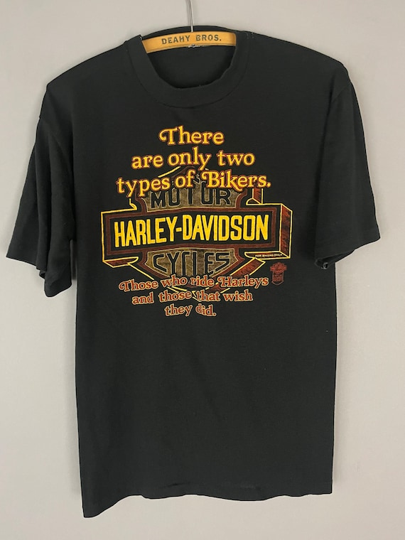 Vintage Harley Davidson Motorcycle T-shirt, 'for Bikers Only' RARE