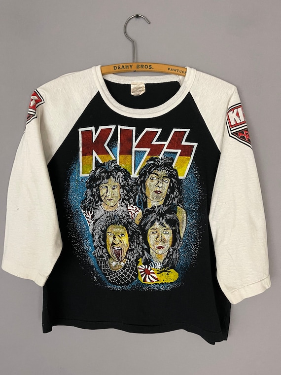 80’s RARE deadstock KISS T-Shirt concert bootleg  