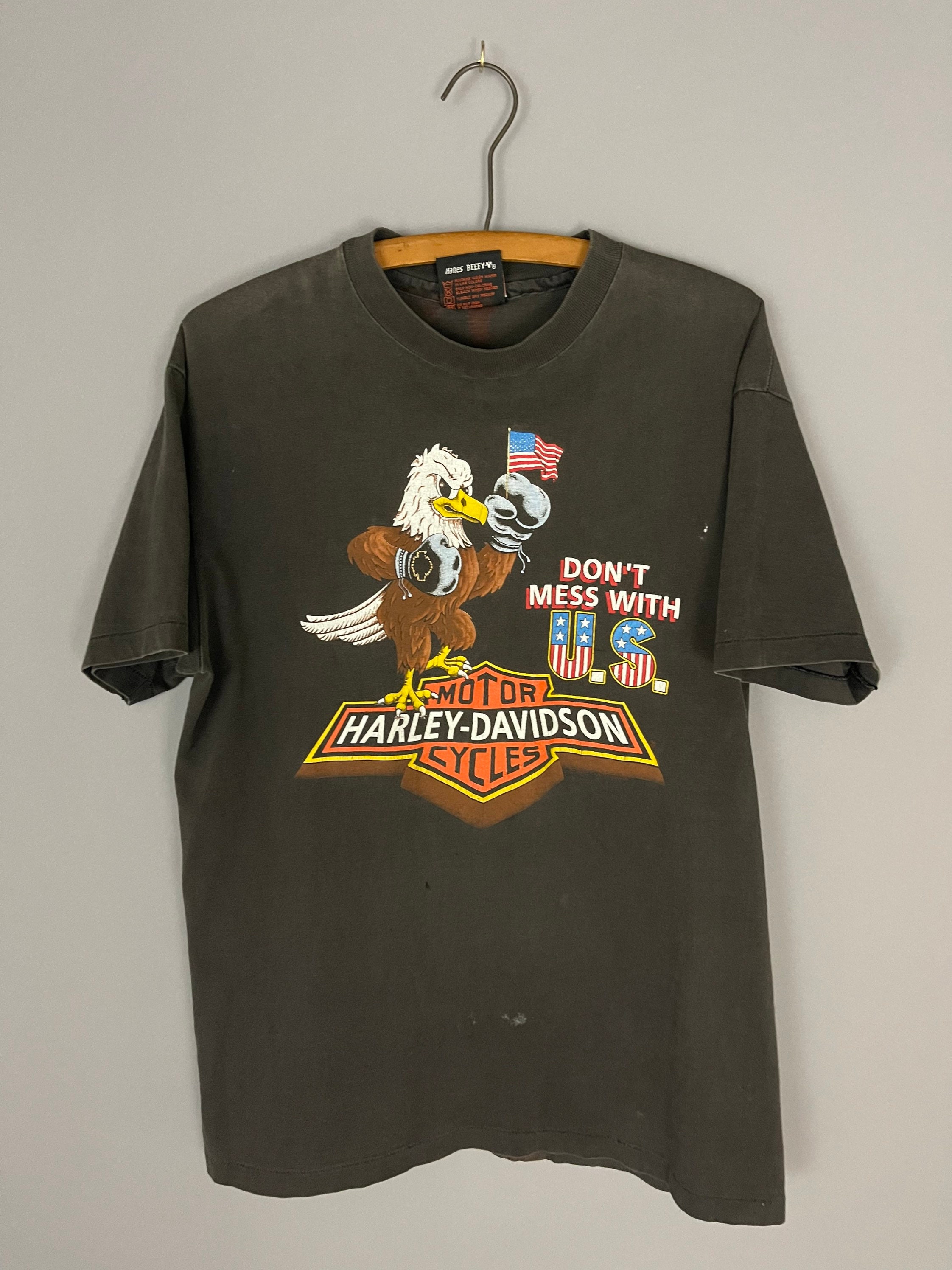 バイクウェア・装備 HARLEY DAVIDSON Hanes character t-shirt HARLEY DAVIDSON Hanes character t-shirt