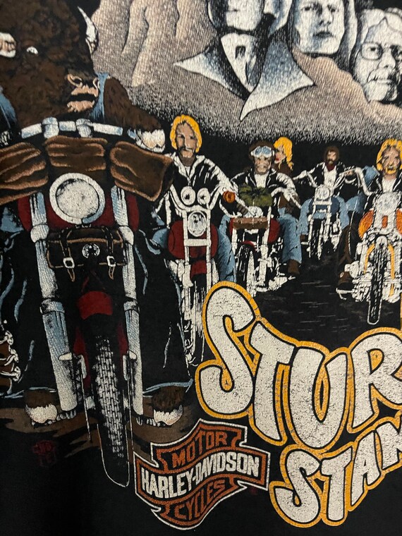 Vintage Sturgis Rally South Dakota Harley Davidson Motorcycle T
