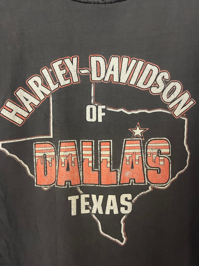 2000'S Harley-Davidson Motorcycle T-shirt, Men's Size XL (approx.) cotton black type Vintage Second Hand