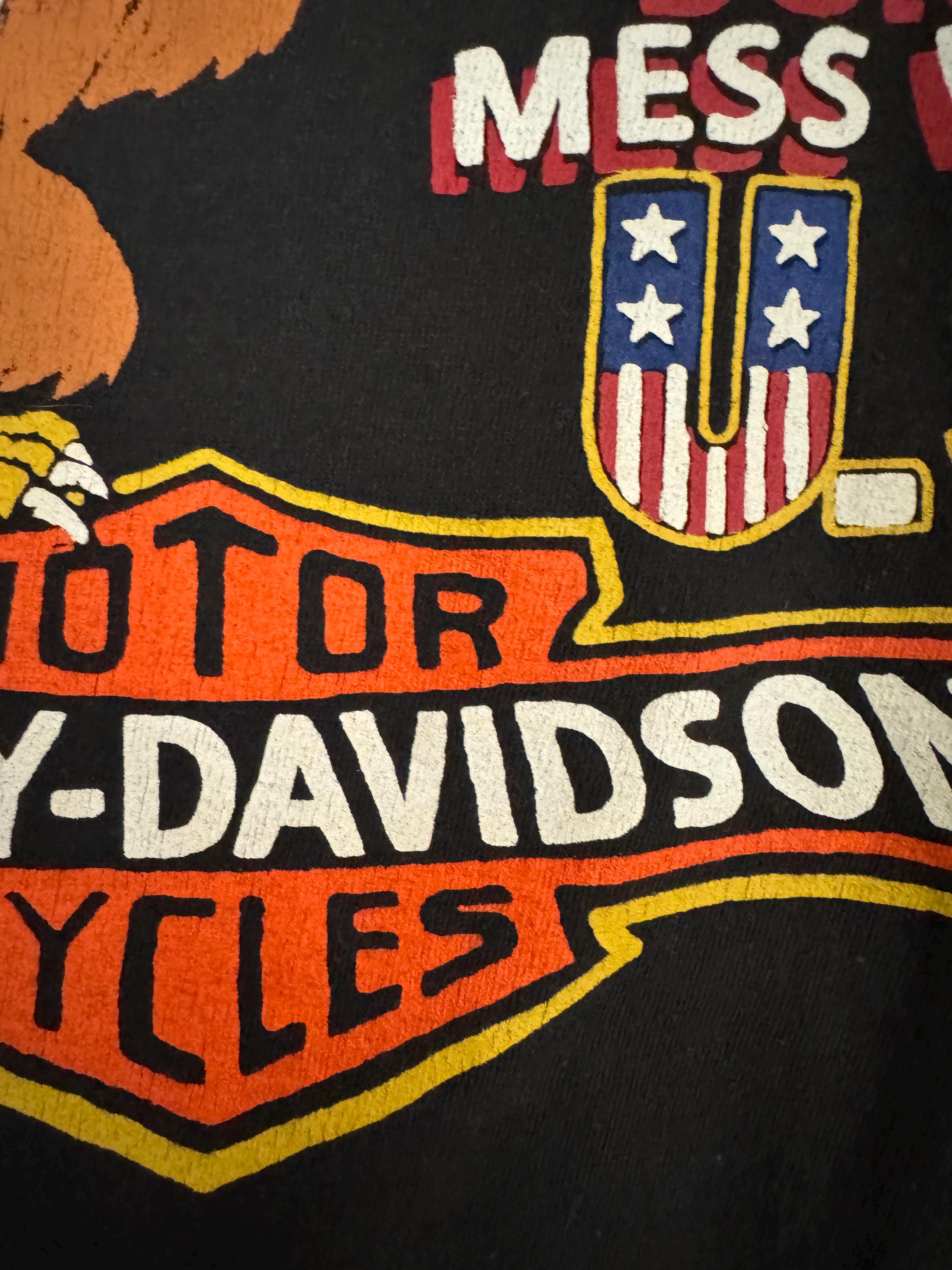 Rare Vintage Harley Davidson Motorcycle T-shirt 