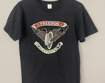 Small, 1960s Harley Davidson T-shirt, Champion, 1950s - G - Etsy Small, 1960s Harley Davidson T-shirt, Champion, 1950s - G - Etsy