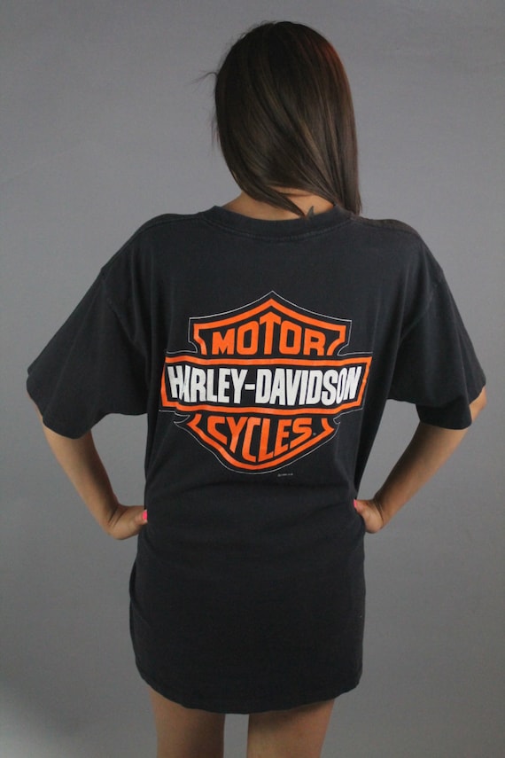 Harley Davidson Vintage T-shirt Tshirt HARLEY Tee 90s Graphic