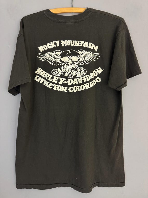 Rare Vintage Harley Davidson Motorcycle T-shirt 'don't Mess With