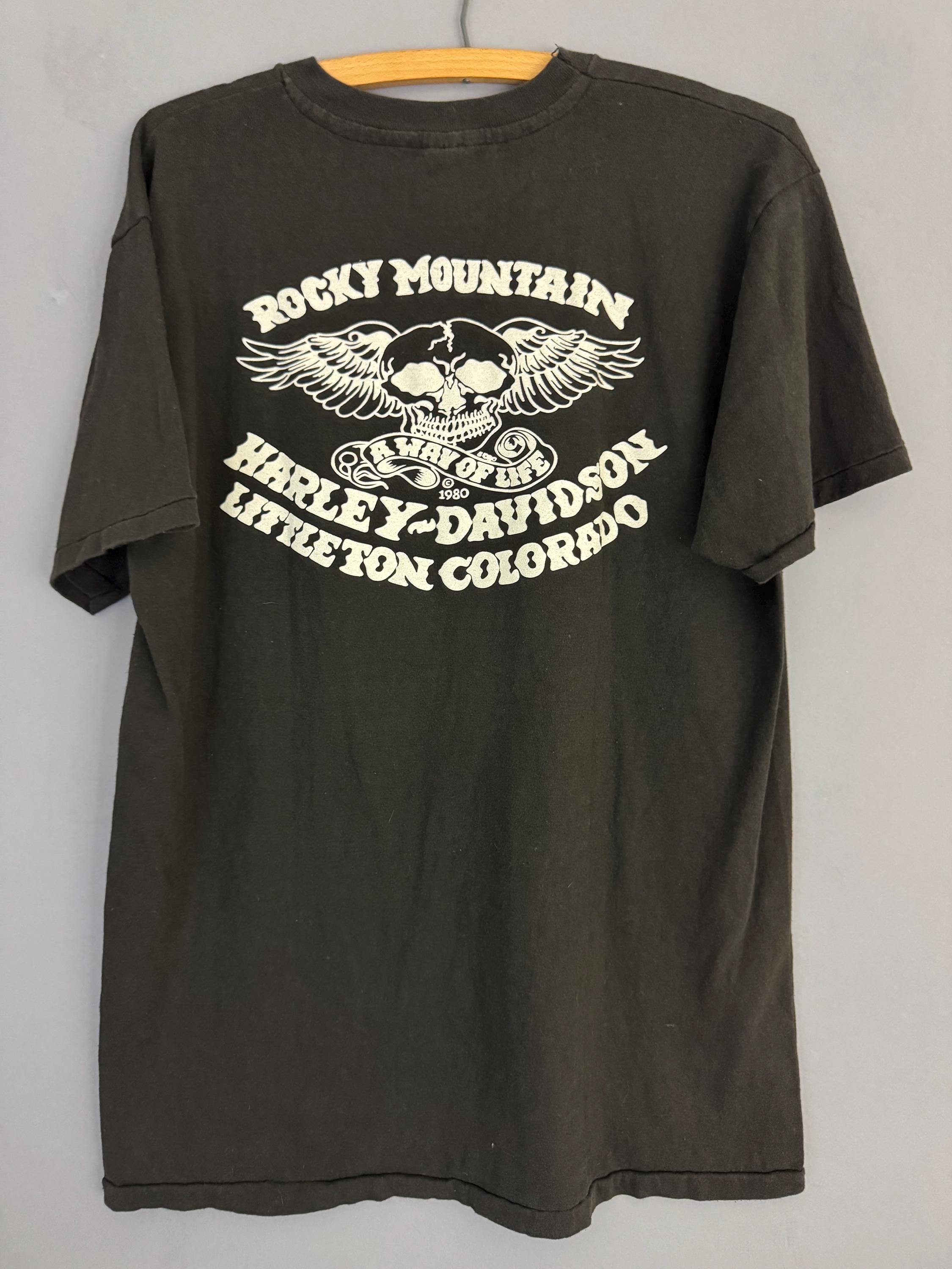 Rare Vintage Harley Davidson Motorcycle T-shirt 'don't Mess With