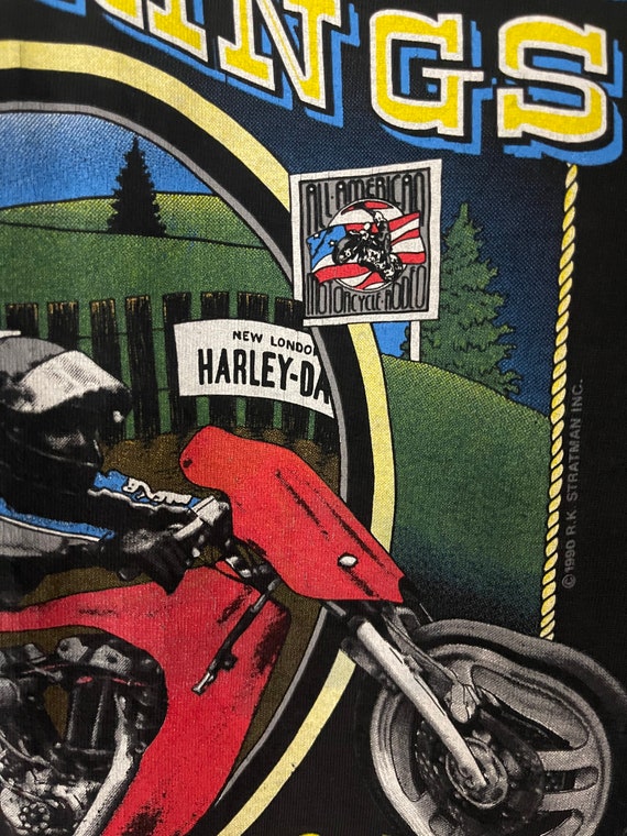 Vintage Harley Davidson 90s T-shirt, Bikers Rodeo & Drag Races 