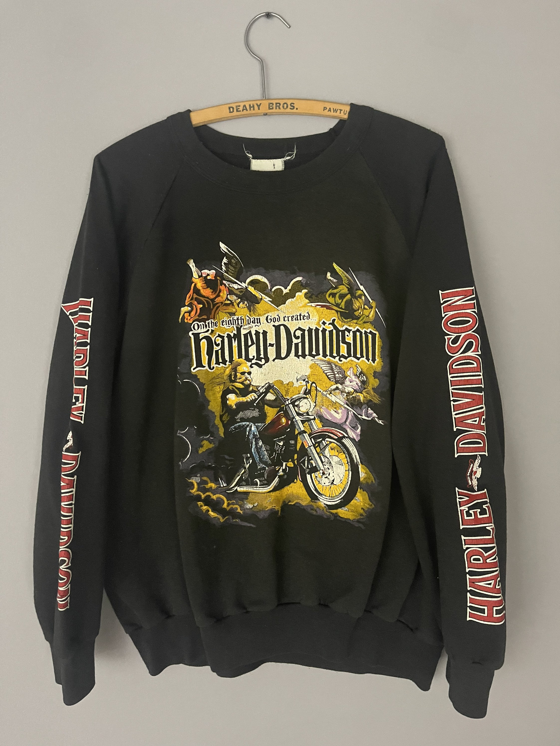 Vintage Harley Davidson RARE Motorcycle 80 Sweatshirt on - Etsy
